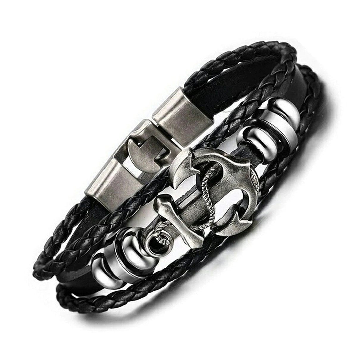 Anchor Bracelet (Black)