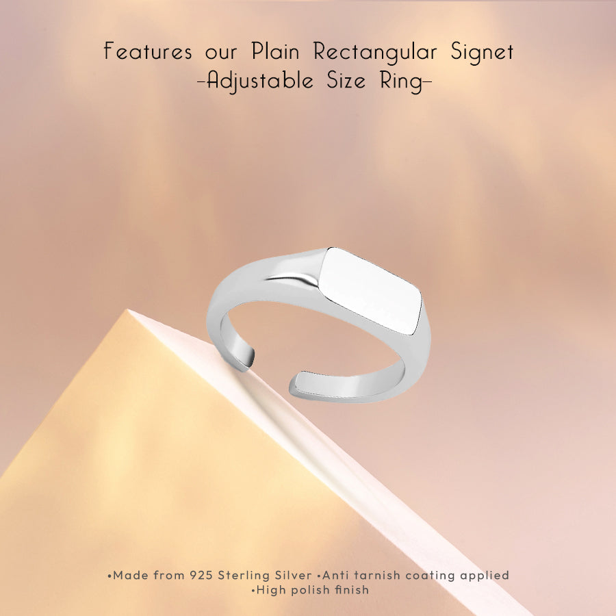 Rectangular Signet Ring